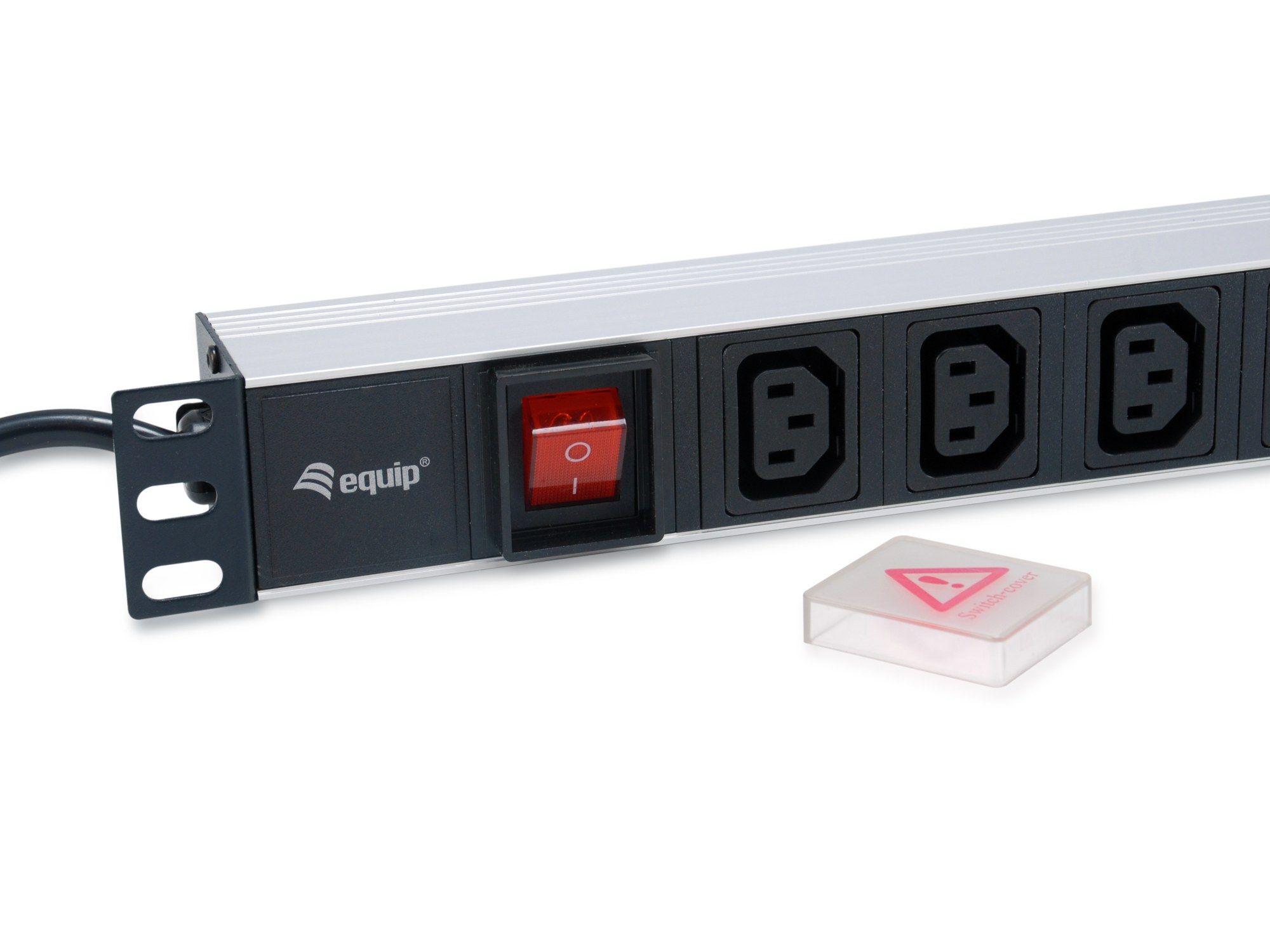 Régua de Alimentação para Rack EQUIP 333310 (19" - 1U - 8 tomadas C13 - Preto), miniatura 2