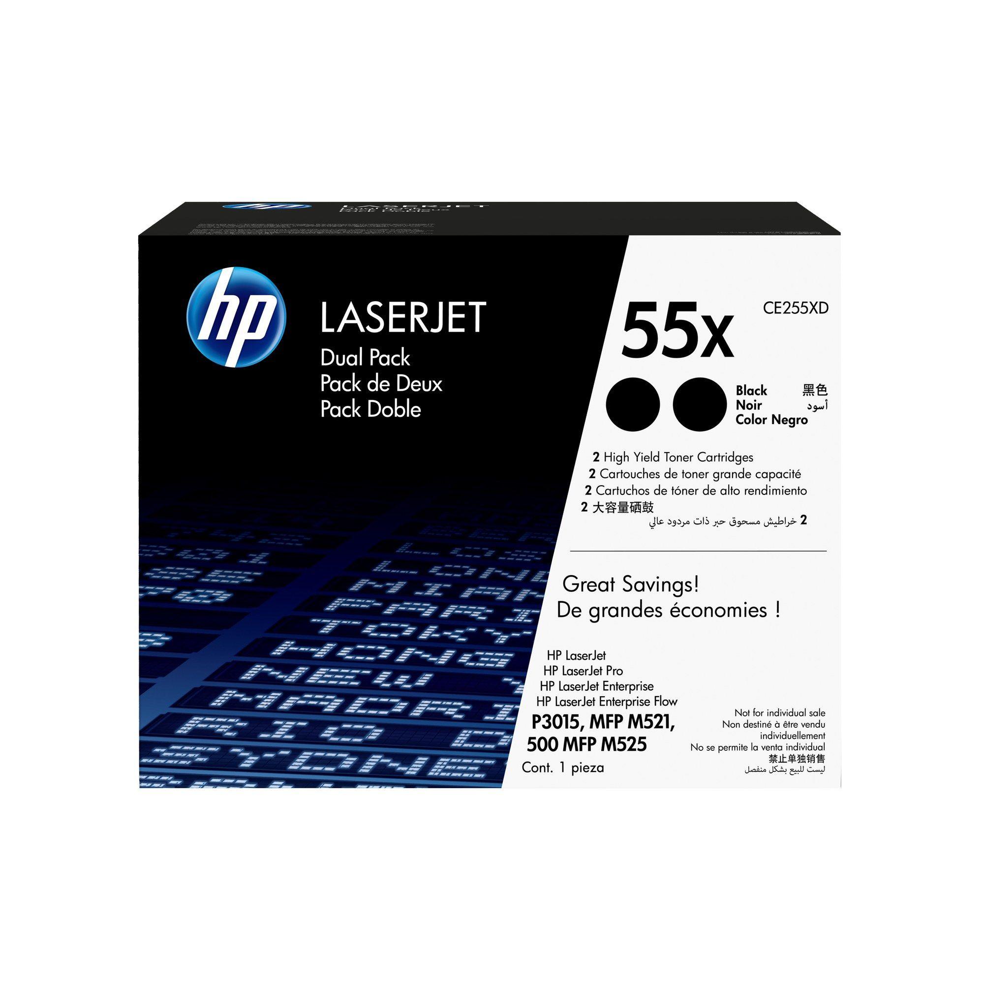Toner HP CE255XD (25000 páginas - Preto)