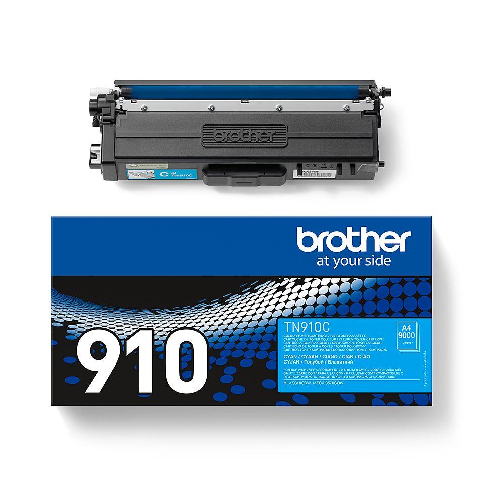 Toner BROTHER TN-910C (9000 páginas - Ciano), miniatura 3