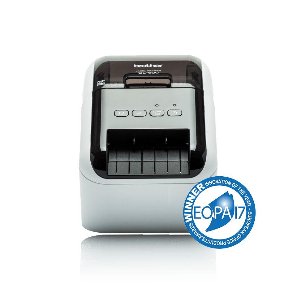 Impressora de Etiquetas BROTHER QL-800 (Com fios - USB 2.0 - Preto e Cinzento), imagem 1