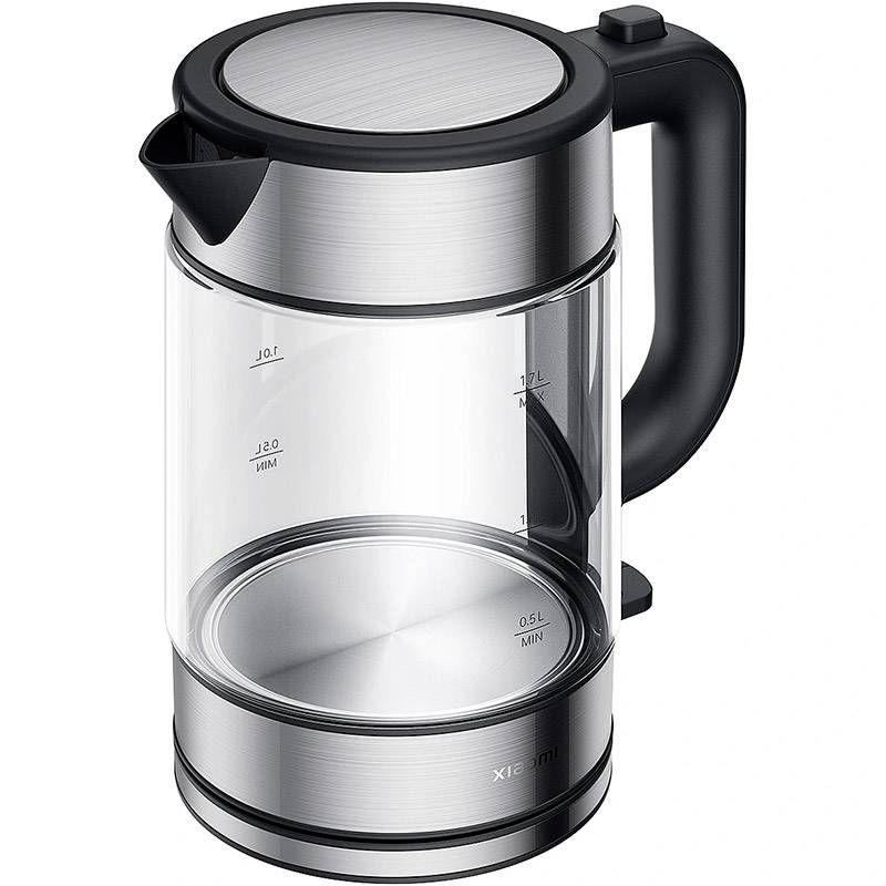 Jarro Elétrico XIAOMI Mi Electric Glass Kettle BHR7423EU (1850-2200 W - 1,7 l - Vidro - Preto e Transparente) — miniatura 2