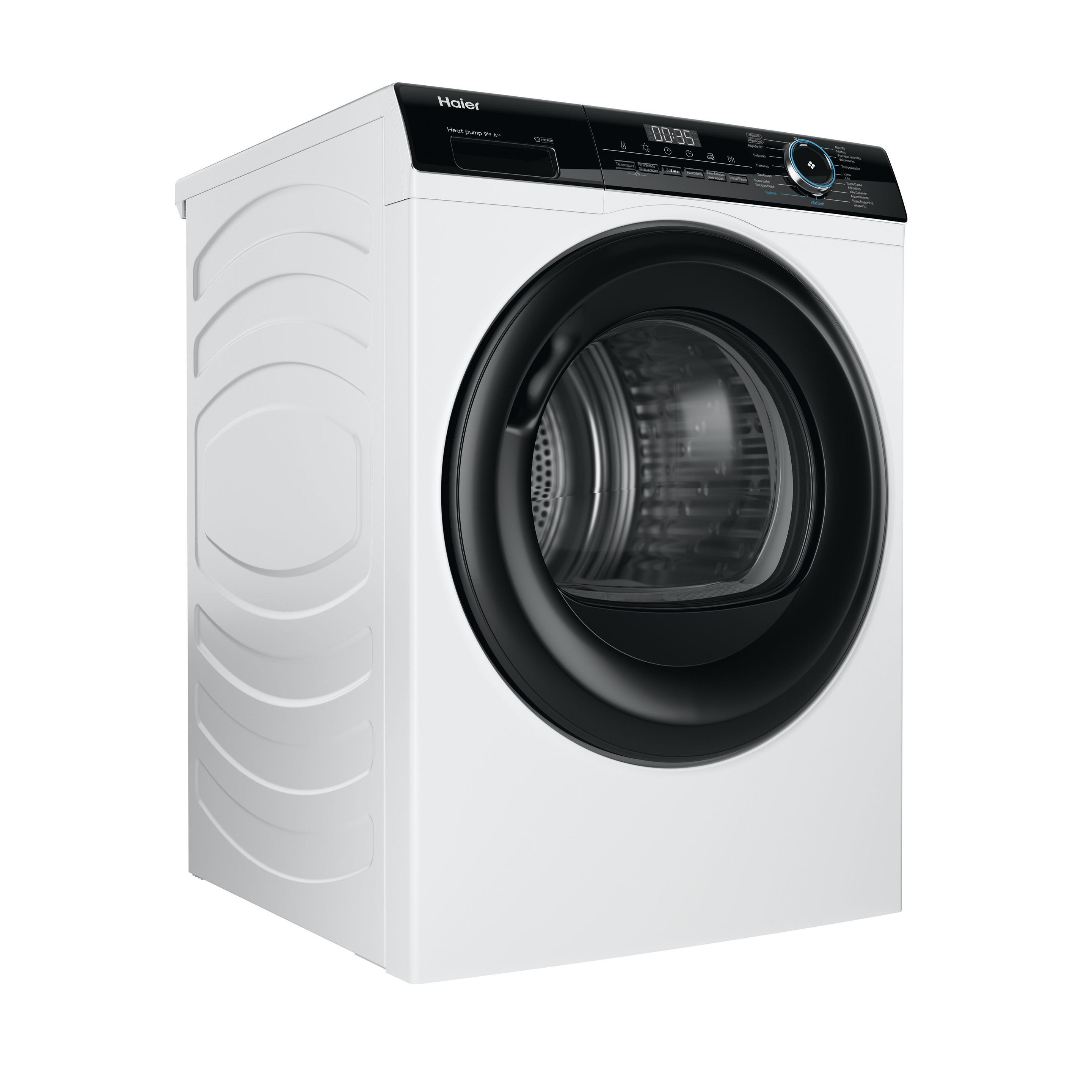 Máquina de Secar Roupa Independente HAIER HD90-A2939IB (9 kg - Bomba de calor - Direita - Branco) — miniatura 3