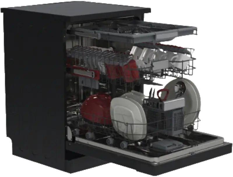 Máquina de Lavar Loiça Independente SHARP QW-NA3YF42AM-DE (B - 42 dB - 9,2 l - Preto), miniatura 2