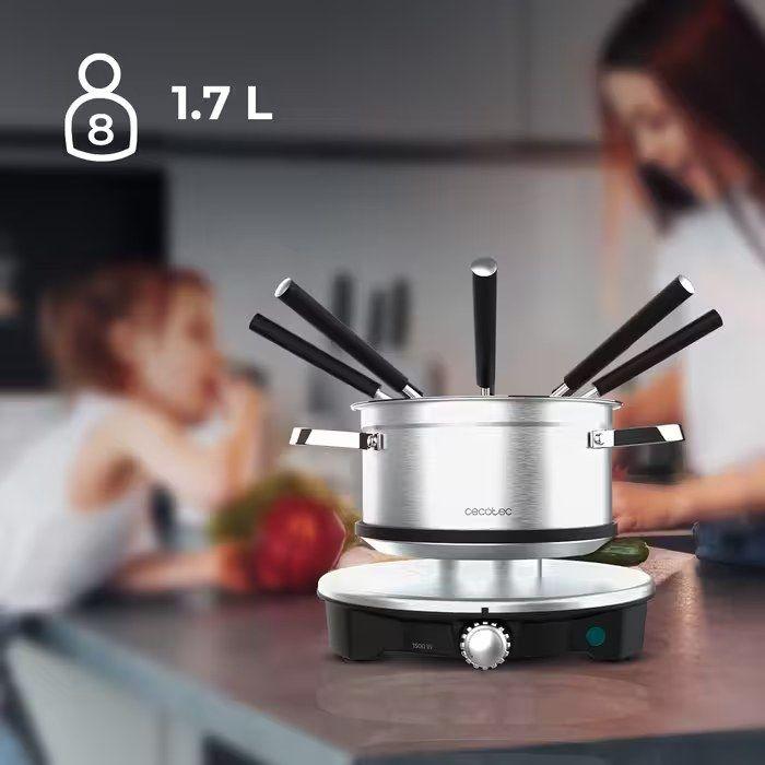 Fondue Elétrica CECOTEC Fun GourmetFondue Advance 08025 (Preto/Inox) — miniatura 5