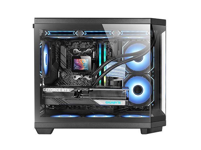Caixa PC MARS GAMING MC3TCOREM (micro ATX, Mini-ITX - Mini Tower - micro-ATX, Mini-ATX - Preto) — miniatura 2