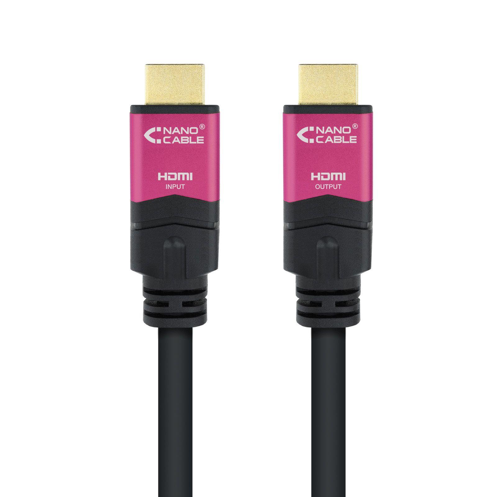 Cabo HDMI NANOCABLE 10.15.3725 (25 m - 60 Hz - HDMI Type A - Preto e Rosa), miniatura 2