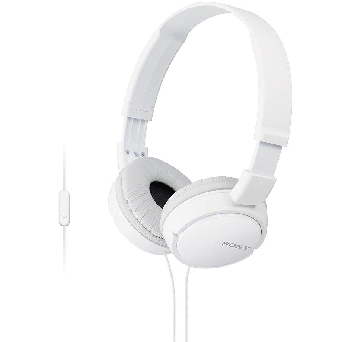 Auscultadores SONY MDR-ZX110APW (Binaural - Com fios - Supra-aural - Branco)