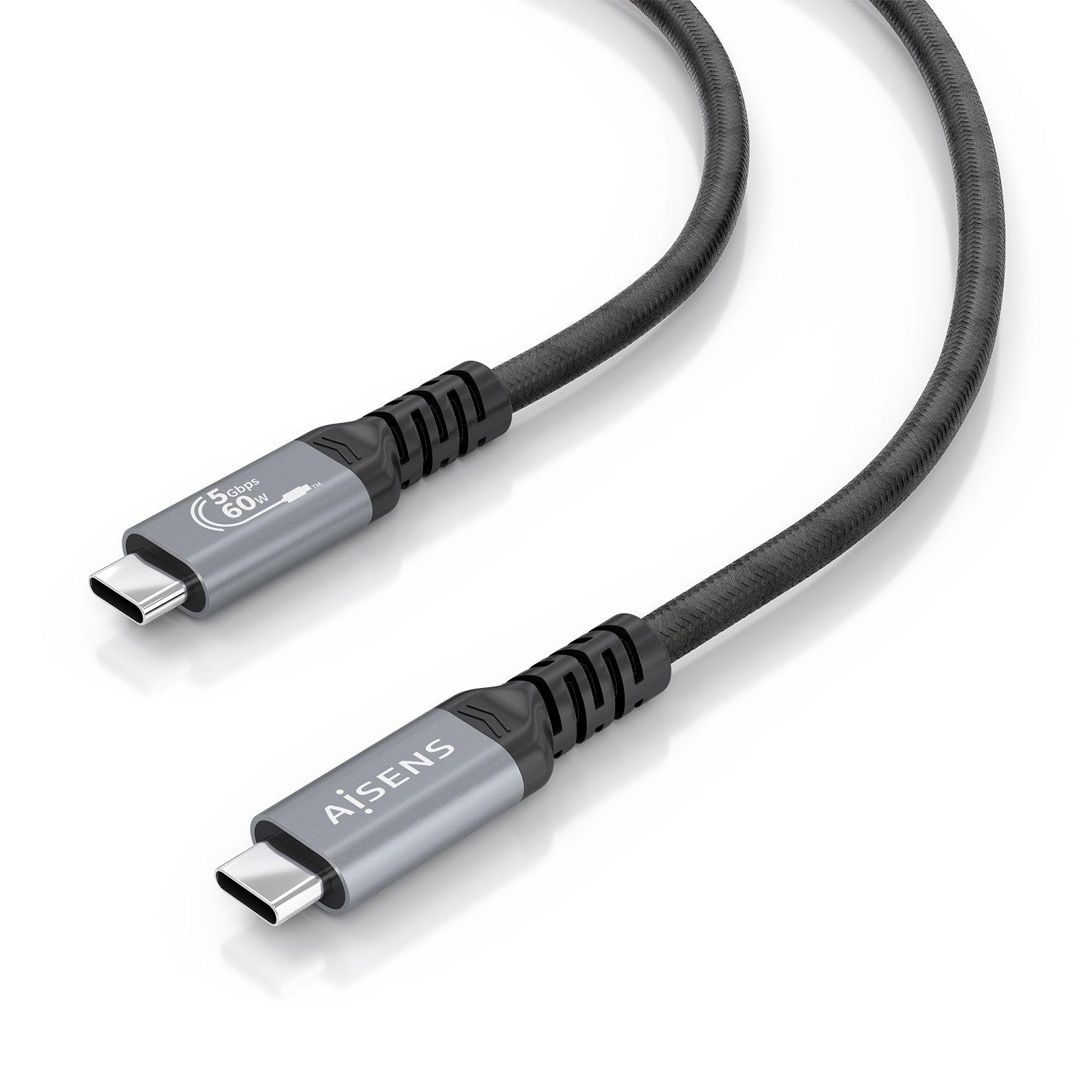 Cabo USB-C AISENS A107-0991 (7 m - USB C - Preto) — miniatura 3