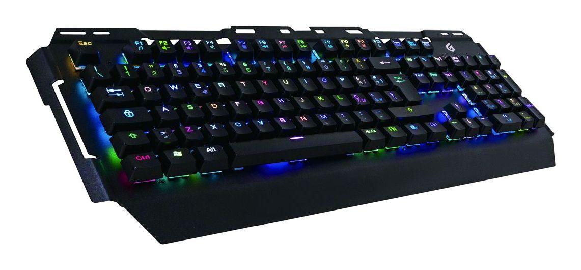 Teclado CONCEPTRONIC KRONIC01IT (Italiano - Mecânicos azuis - Tamanho completo - Preto)