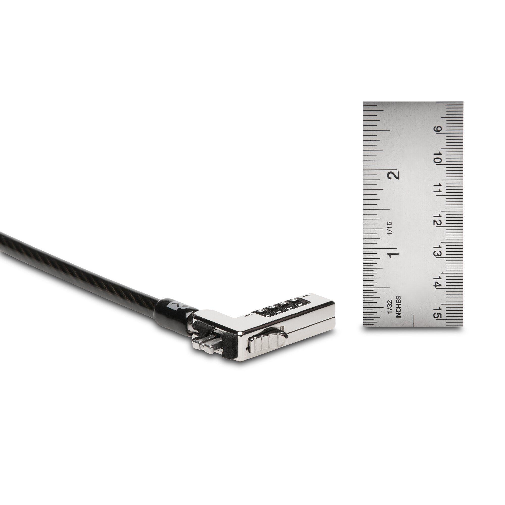 Cadeado Antirroubo KENSINGTON Slim Ultra K60628WW (Fecho com combinação - Preto/Prateado) — miniatura 3