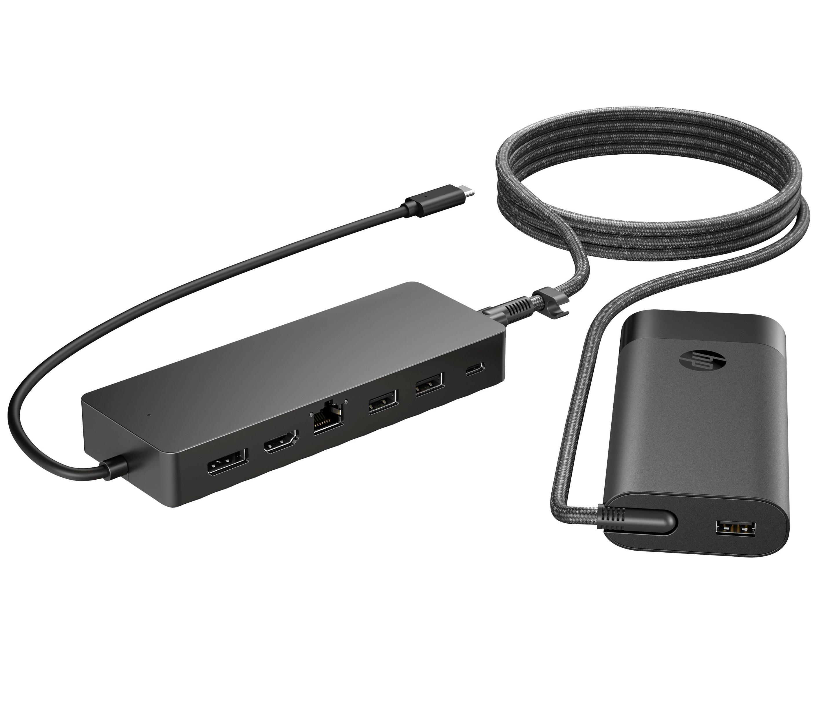 Docking Station USB-C HP Universal 9H0H9AA#ABB (Preto)