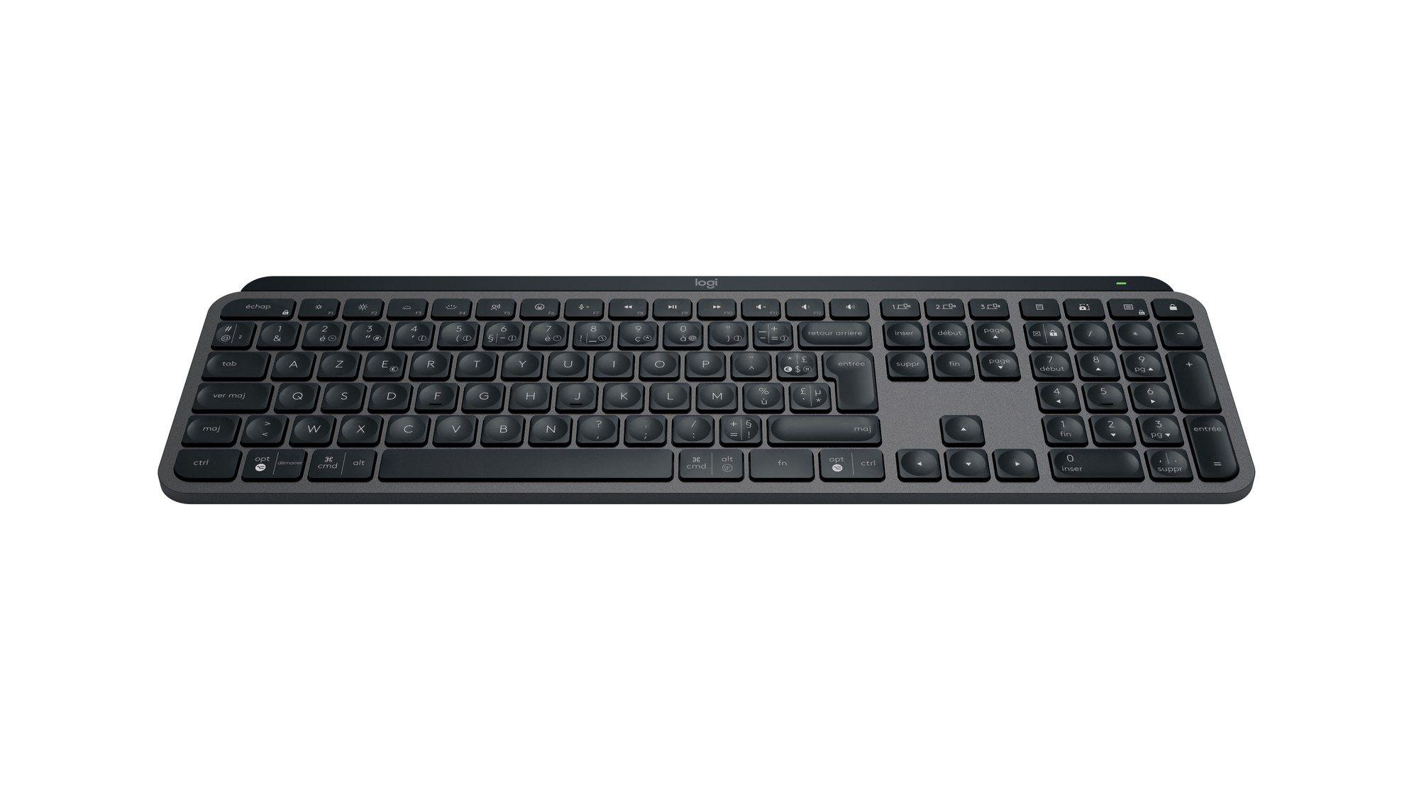 Teclado LOGITECH MX Keys S (Francês - Teclas tesoura - Tamanho completo - Grafite), miniatura 7