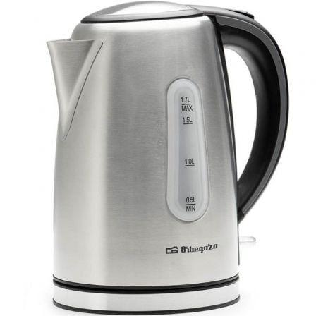 Jarro Elétrico ORBEGOZO KT 6024 (2200 W - 1,7 L - Aço inoxidável - Inox)