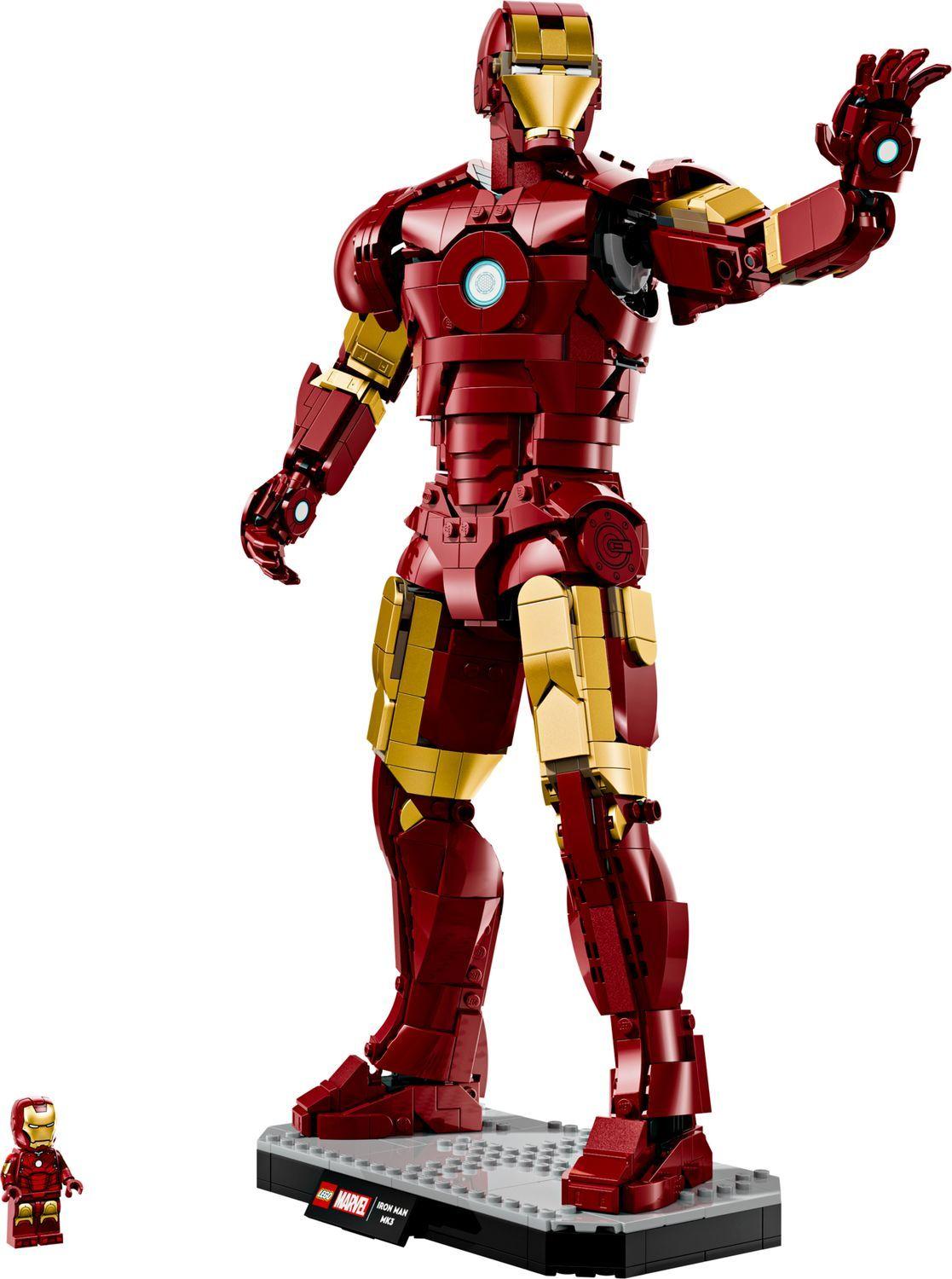 LEGO 76344 Marvel Super Heroes Iron Man Mark 3 – Edição de Colecionador (18+ anos - 1297 peças)
