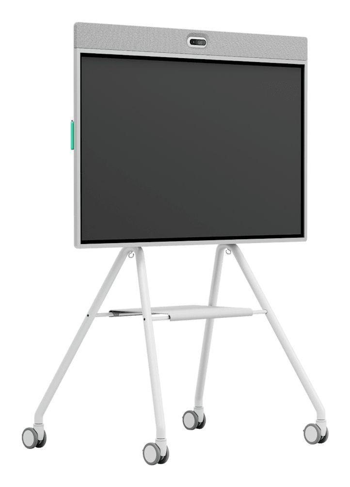 Carrinho Multimédia LOGITECH Rally Board 65 Cart White (Para ecrã de 65" - Cinzento/Branco)