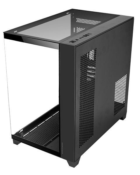 Caixa de Computador MARS GAMING MC-3C (ATX, Micro ATX, Mini-ITX - Midi Tower - SGCC, vidro temperado - Preto)