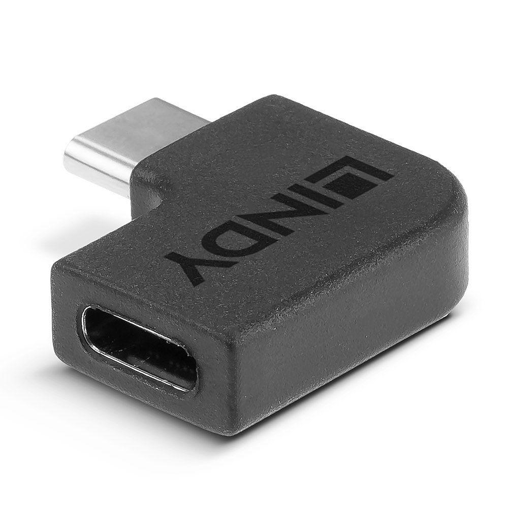 Adaptador de Género USB-C LINDY 41894 (USB 3.2 - 20 Gbit/s - Preto) — miniatura 2
