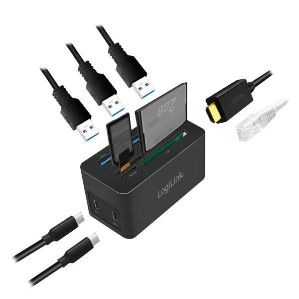 Base Docking LOGILINK UA0370 (Preto) — miniatura 6