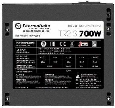 Fonte de Alimentação THERMALTAKE TR2 S 700W (ATX - 700 W - 80 PLUS Bronze - Preto), miniatura 5