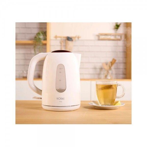 Chaleira Elétrica SOLAC KT5851 (2200 W - 1,7 L - Plástico - Vermelho e Branco), miniatura 4