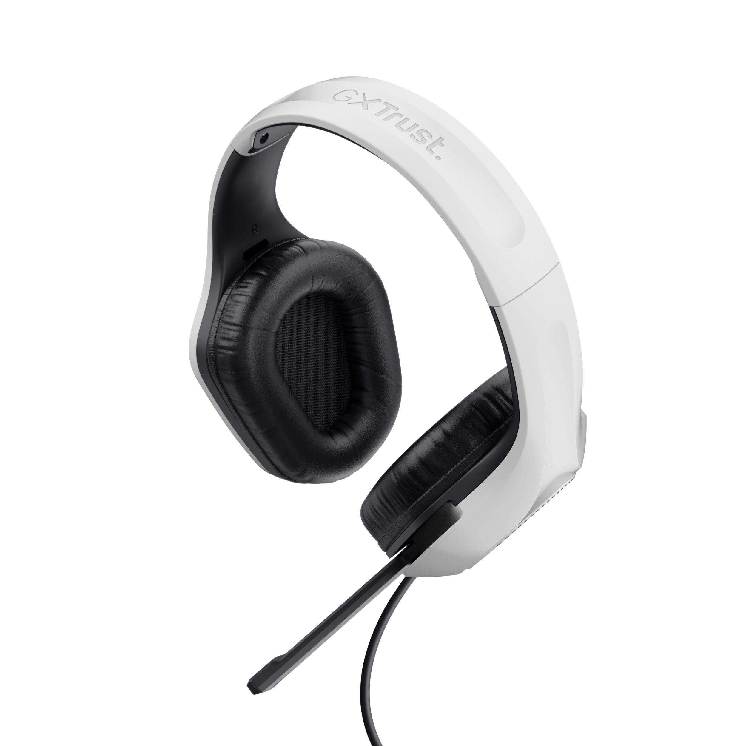 Headset Gaming TRUST GXT 415W Zirox (Binaural - Com fios - Circum-aural - Branco) — miniatura 4