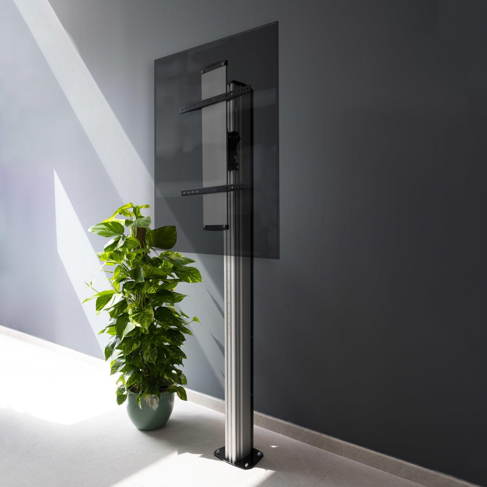 Suporte de Chão para Televisão TOOQ FS2270M-B (37"-70" - 70 kg - Prateado), miniatura 6