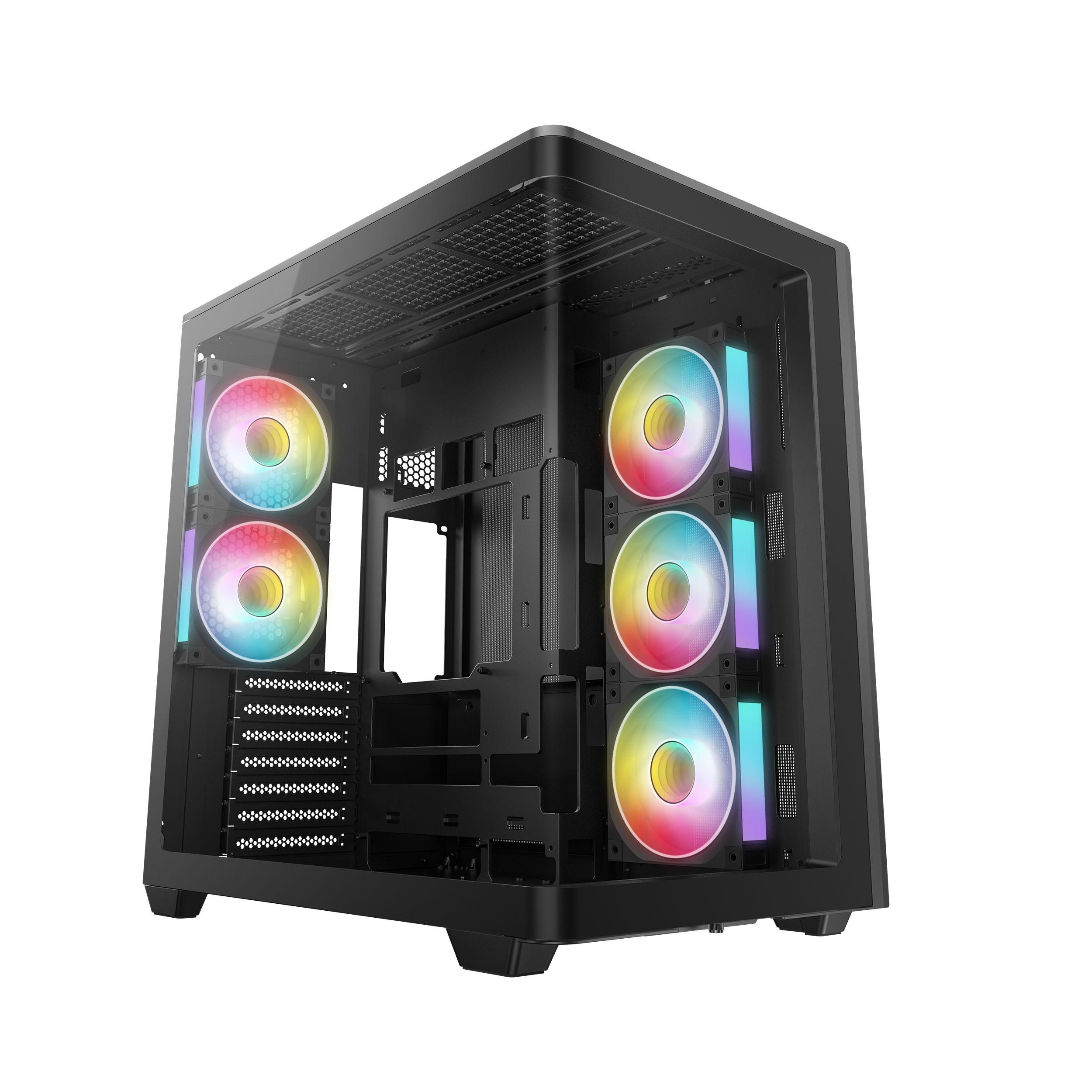 Caixa PC Gaming DEEPCOOL CG590U 5F (ITX, micro ATX, ATX - Tower - 16 cm - Preto)