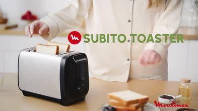 Torradeira MOULINEX LT5S0DE0 Subito 5 (1200 W - Aço inoxidável - Altura 19,3 cm - Preto e Inox) — miniatura 7