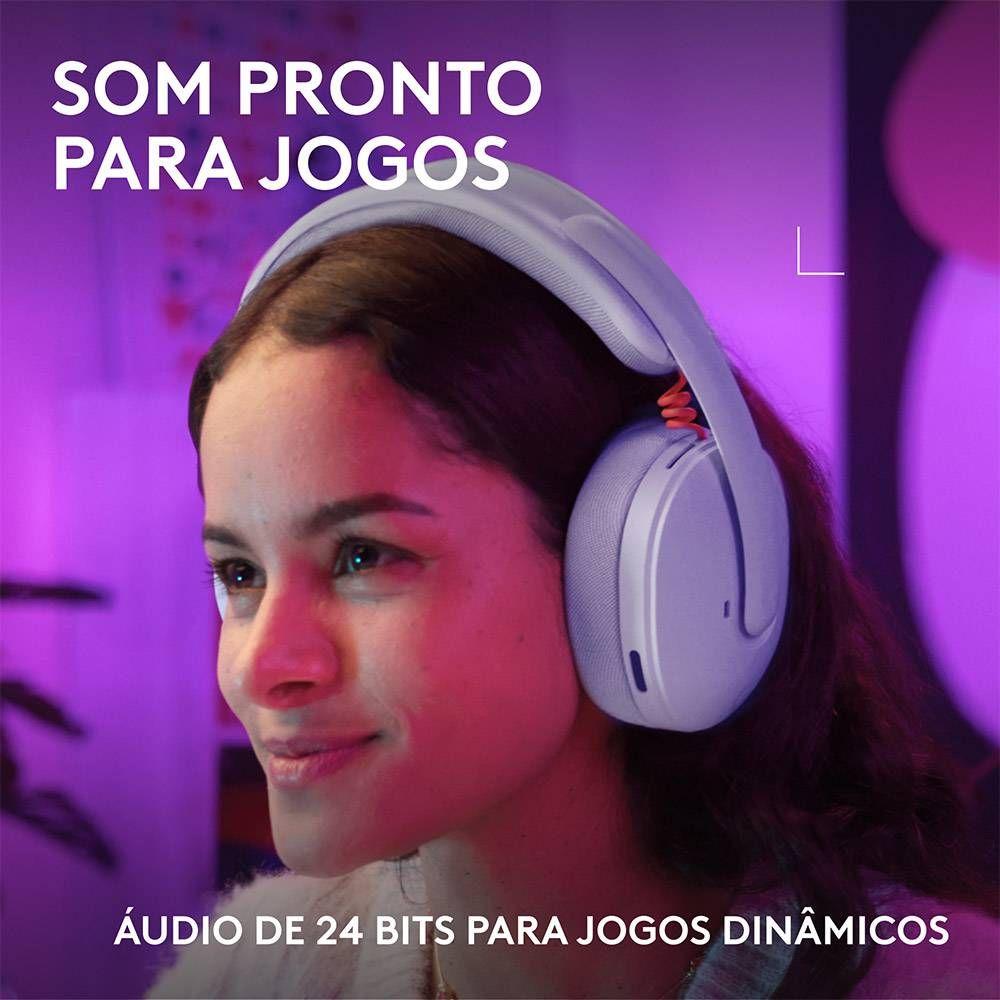 Headset Gaming LOGITECH G325 LIGHTSPEED (Binaural - RF de 2,4 GHz e Bluetooth 5.2 - Circum-aural - Lilás) — miniatura 4