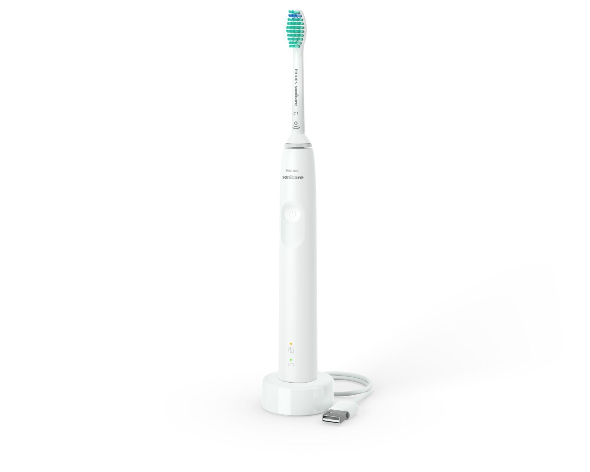 Escova de Dentes Elétrica Sónica PHILIPS Sonicare 3100 HX3671/13 (Branco)