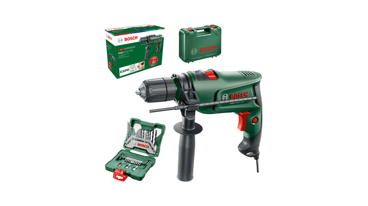 Berbequim de Percussão BOSCH EasyImpact 630 (Verde/Preto)