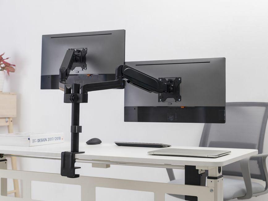 Suporte de Secretária para 2 Monitores EQUIP EQ650133 (75 x 75 mm e 100 x 100 mm - 100 x 100 mm - 75 x 75 mm - Preto), miniatura 5