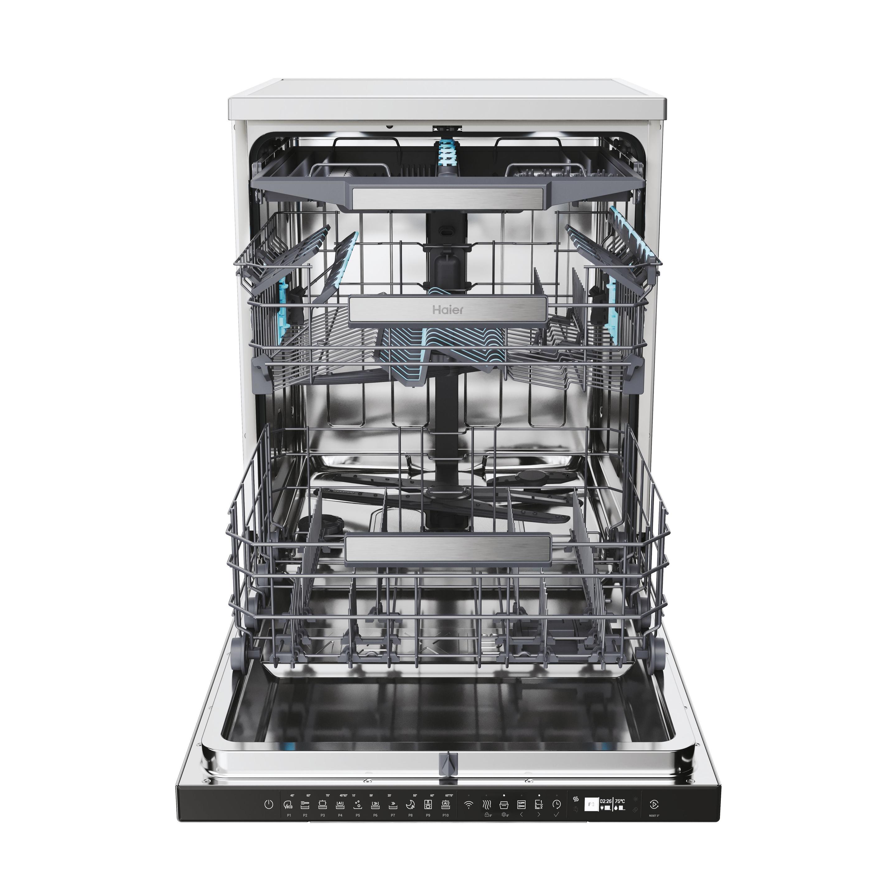 Máquina de Lavar Loiça Independente HAIER I-Pro Shine Series 7 XF4A4M4PX (14 talheres - B - Intensive 75°C - Cinzento), miniatura 5