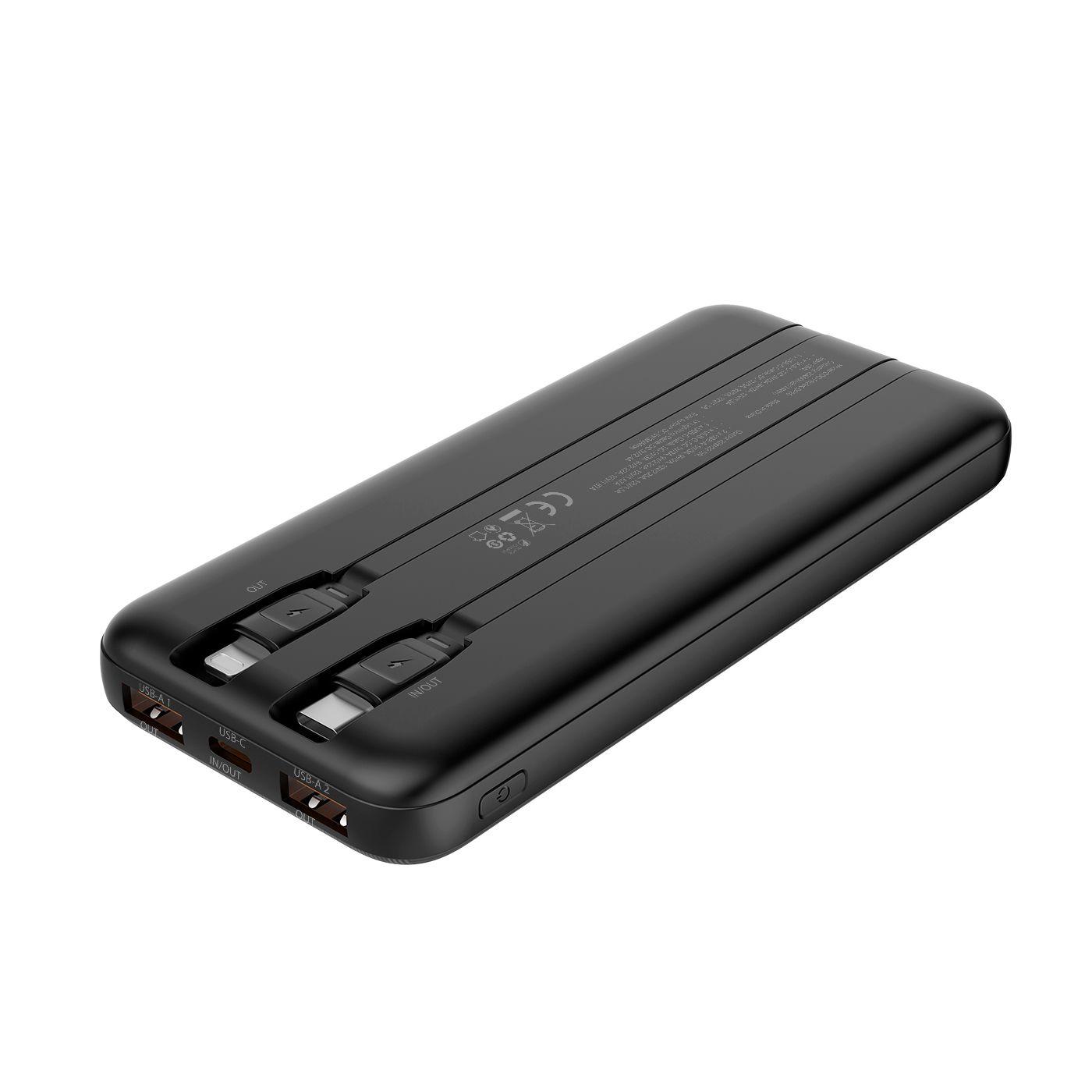 Bateria Externa COOLBOX DP10 (Cabo integrado - Lightning - Preto), miniatura 2
