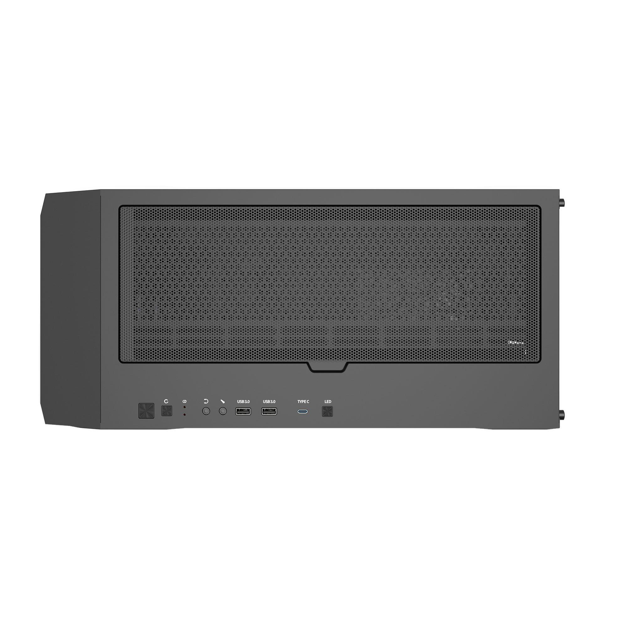Caixa PC ZALMAN Z10 PLUS (ATX, Mini-ATX, Mini-ITX - Midi Tower - Plástico, aço, vidro temperado - Preto) — miniatura 9