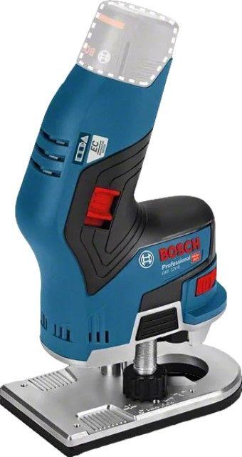 Tupia de Perfilar BOSCH GKF 12V-8 Professional (Preto, Azul e Vermelho)