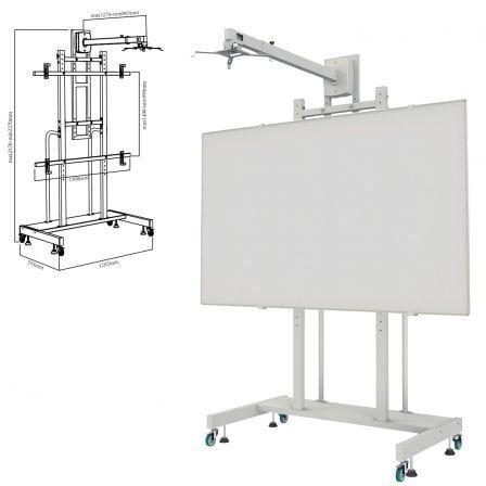 Suporte Móvel para Quadro Interativo APPROX APPIBSTD (Branco)