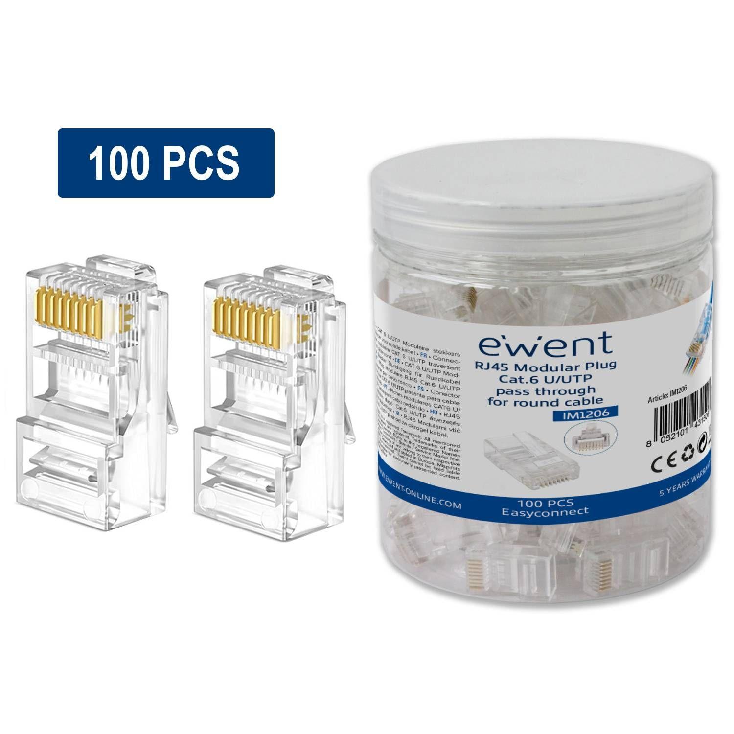 Fichas RJ45 EWENT IM1206 (RJ-45 - Transparentes) — miniatura 2