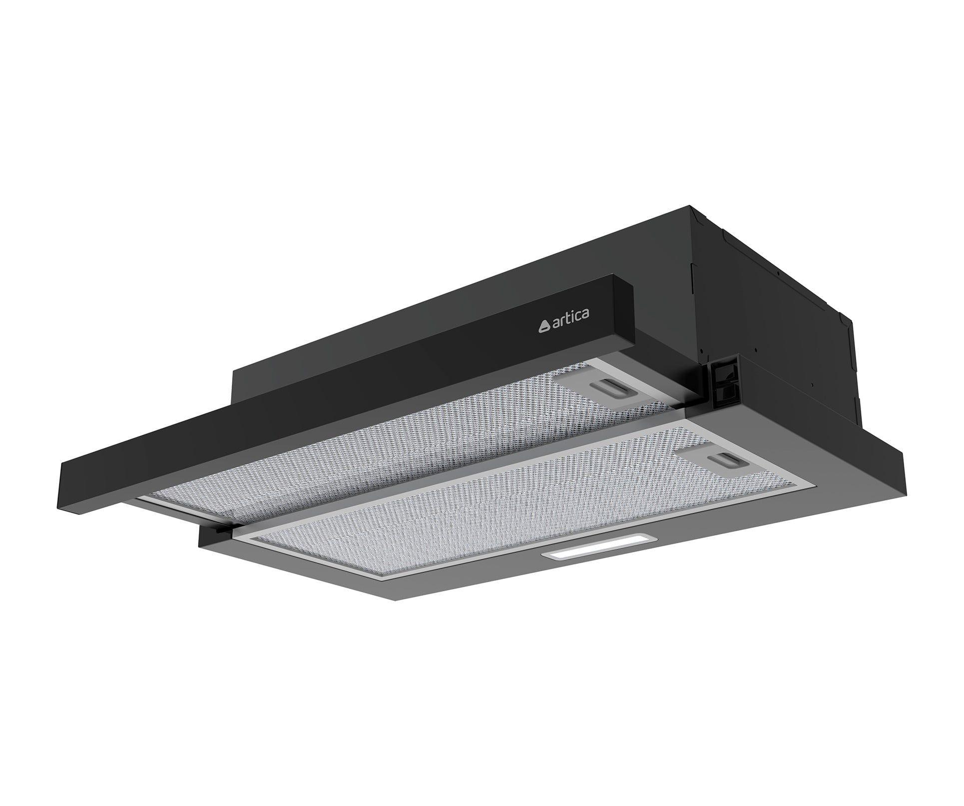 Exaustor Convencional ARTICA ASLIDE60BN (60 cm - 31 cm - Preto)