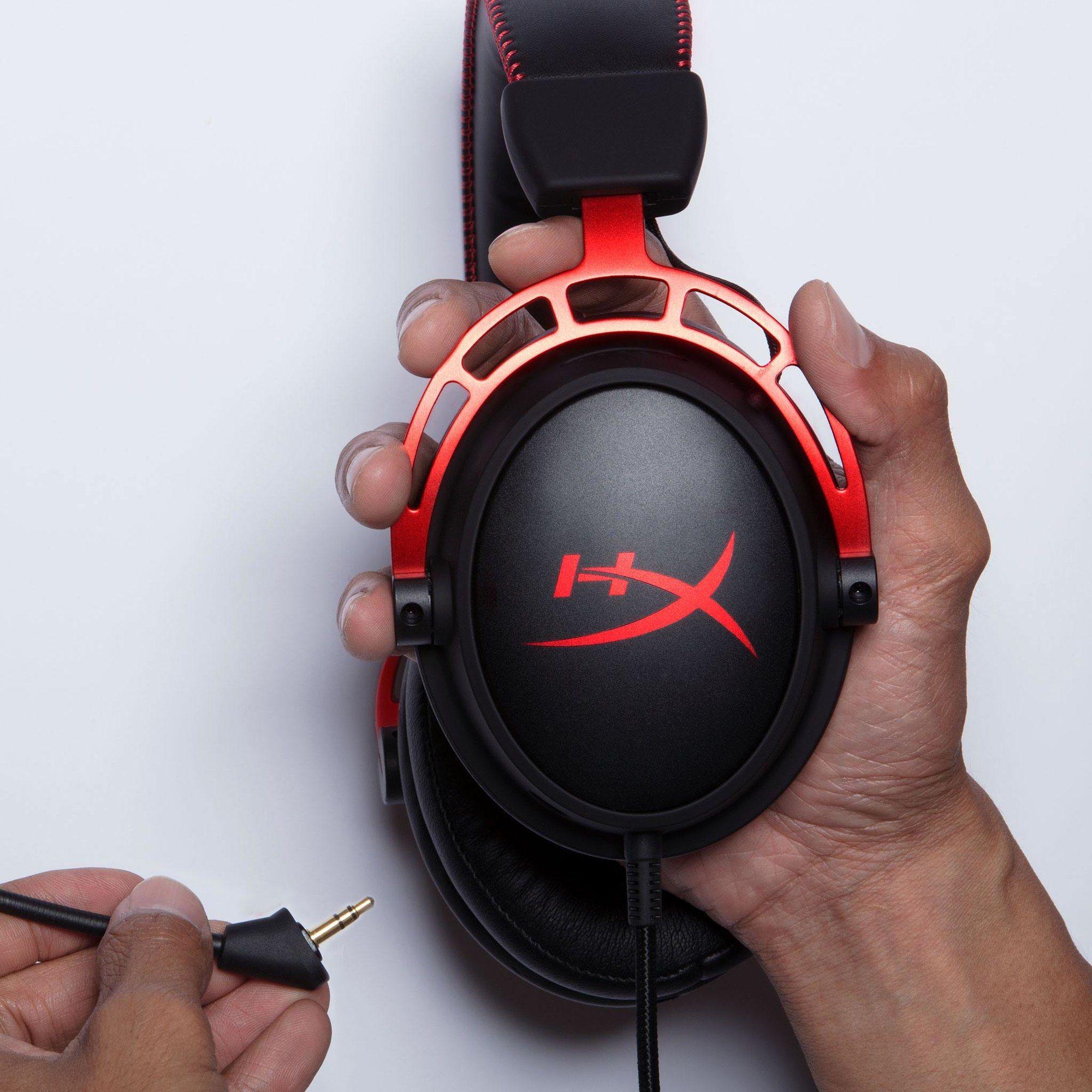 Auscultadores Gaming HYPERX Cloud Alpha (Binaural - Com fios - Circumaural - Preto e Vermelho), miniatura 4
