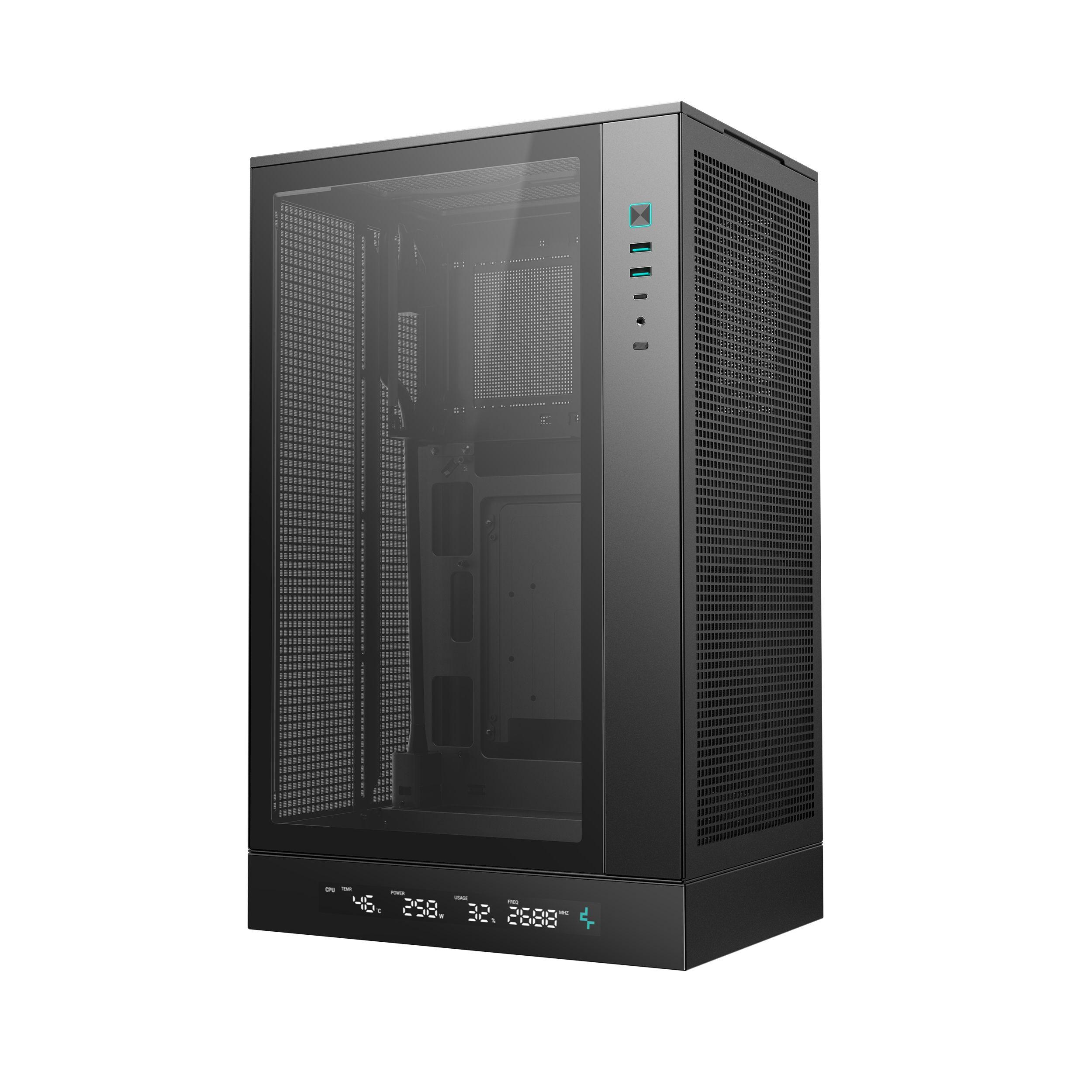 Caixa PC DEEPCOOL CH270 Digital (micro ATX, Mini-ITX - Mini Tower - Micro-ATX, Mini-ITX - Preto) — miniatura 3