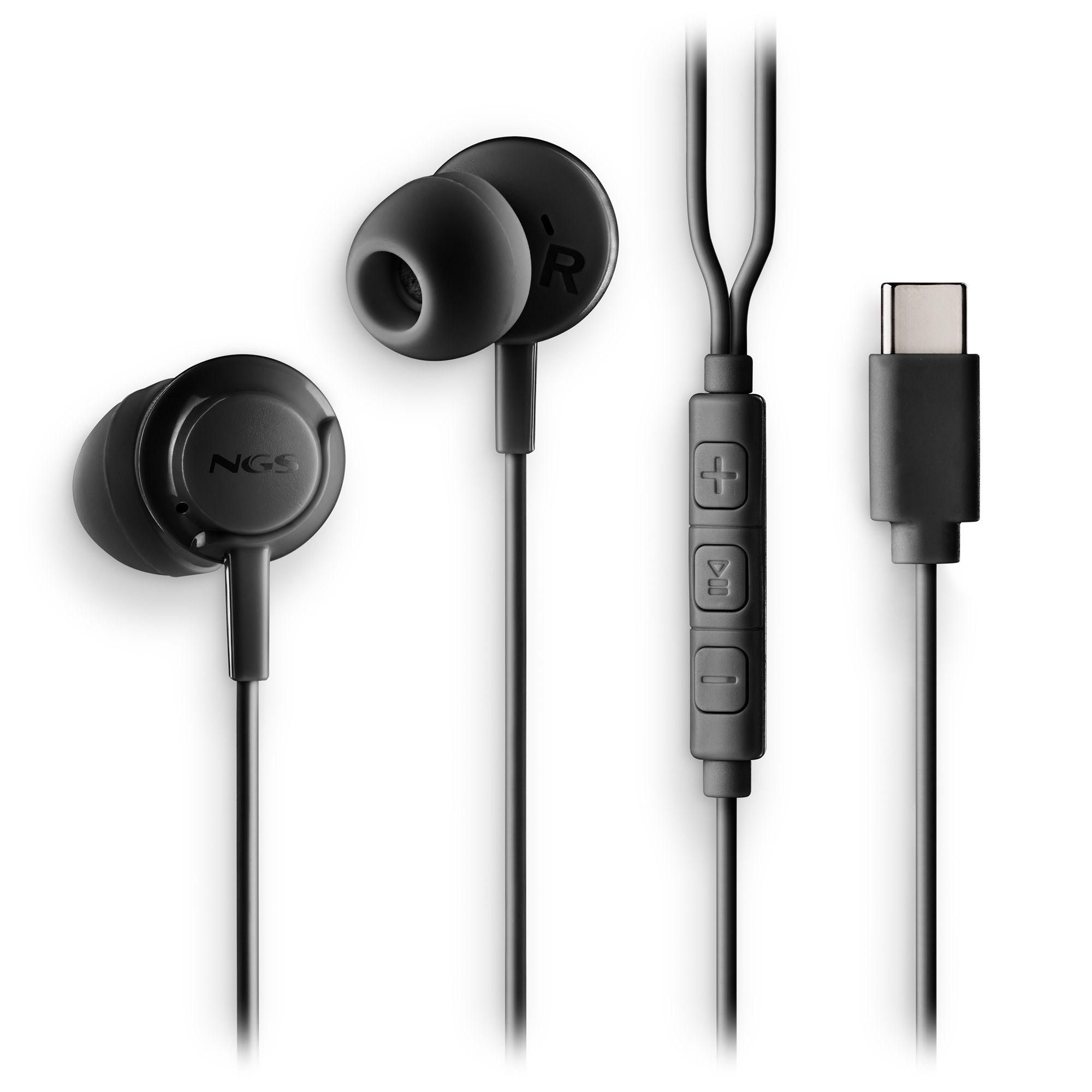 Auscultadores NGS CROSSSTEPBLACK (Binaural - Com fios - Intra-aural - Preto), miniatura 3