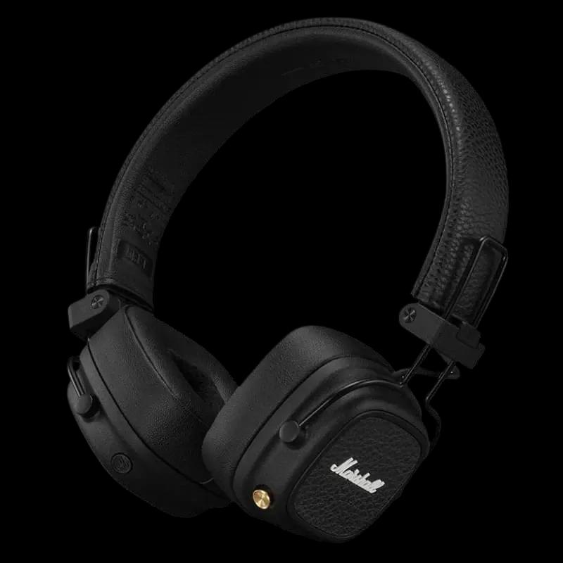 Auscultadores MARSHALL Major V (Bluetooth e com fios - Supra-aural - 40 mm - Preto)