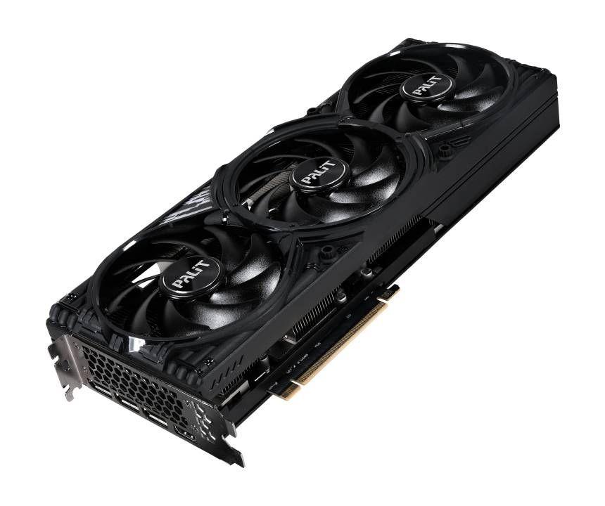Placa Gráfica PALIT GeForce RTX 5070 Ti GamingPro-S NE7507T019T2-GB2031U (GeForce RTX 5070 Ti - 300 W - Full-Height/Full-Length FH/FL - Preto) — miniatura 4