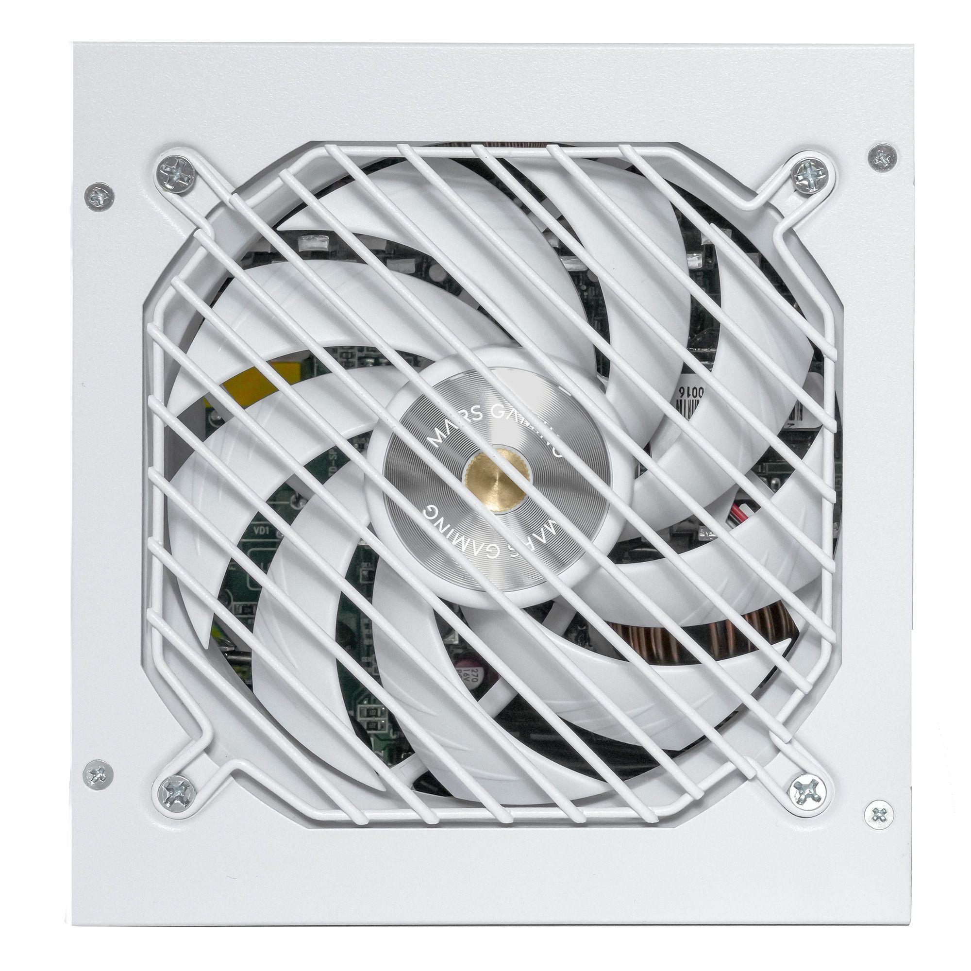 Fonte de Alimentação MARS GAMING MPB550SIW (ATX - 550 W - 80 PLUS Bronze - Branco)