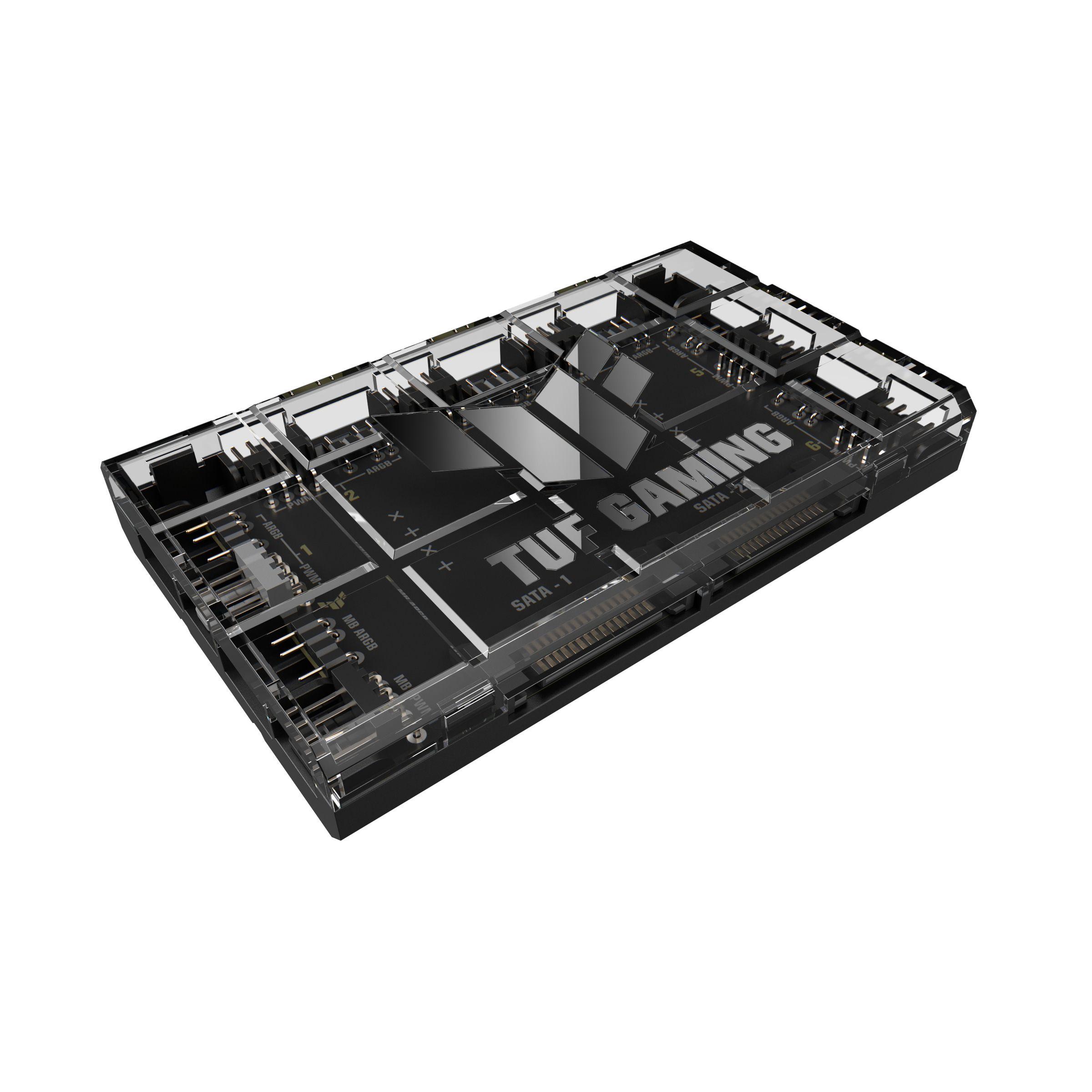 Controlador de Ventoinhas ASUS TUF Gaming ARGB PWM Fan Hub (Preto), miniatura 4
