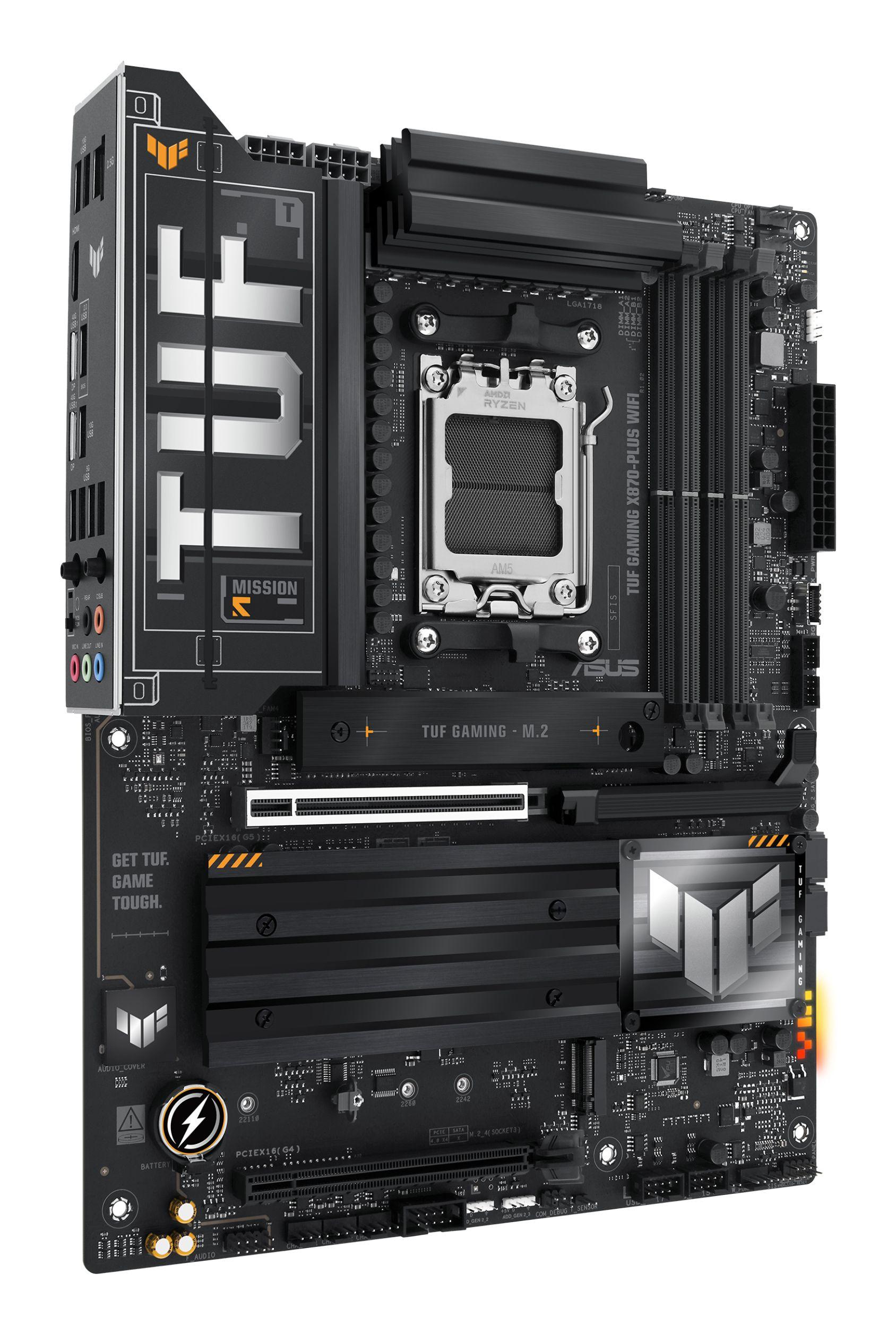 Motherboard ASUS TUF GAMING X870-PLUS WIFI (AM5 - ATX - Duplo canal - Preto), miniatura 3