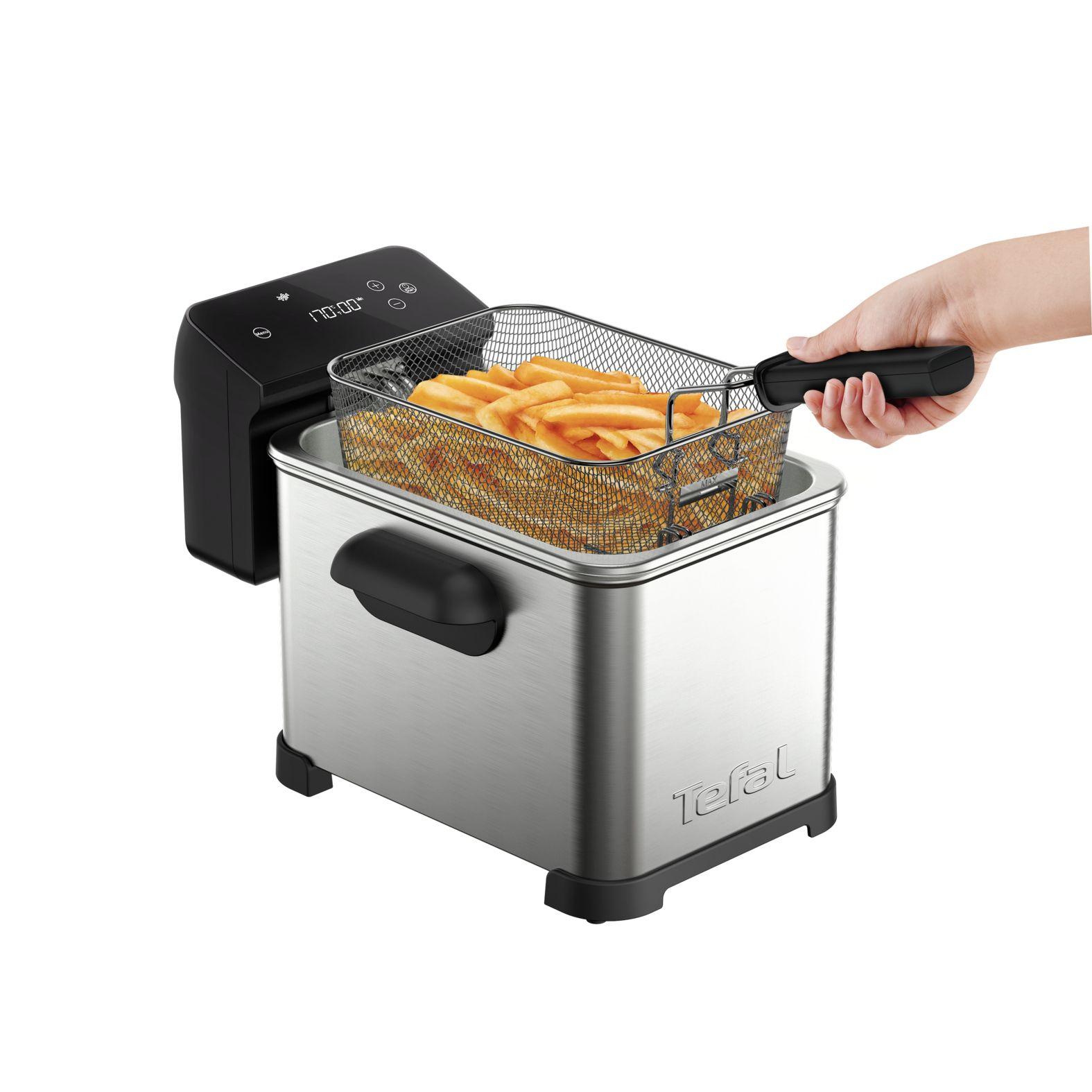 Fritadeira Independente TEFAL FR507D10 (2400 W - 190 °C - 130 °C - Inox), miniatura 7