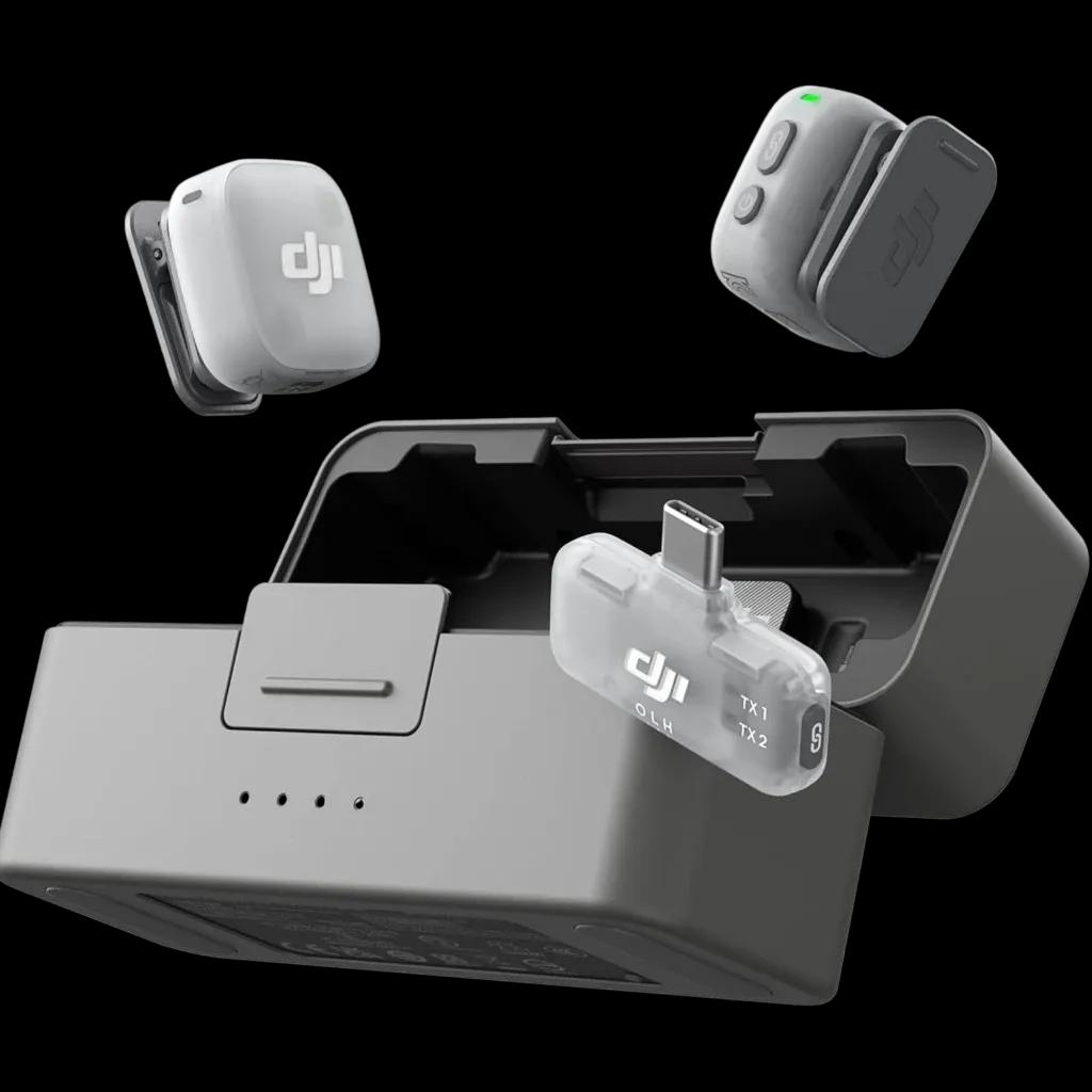 Microfone Sem Fios DJI Mic Mini (Omnidirecional - 400 m)