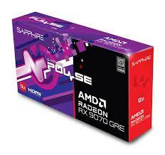 Placa Gráfica SAPPHIRE Radeon RX 9070 GRE Pulse Gaming OC (Radeon RX 9070 GRE - 12 GB - GDDR6 - Preto)